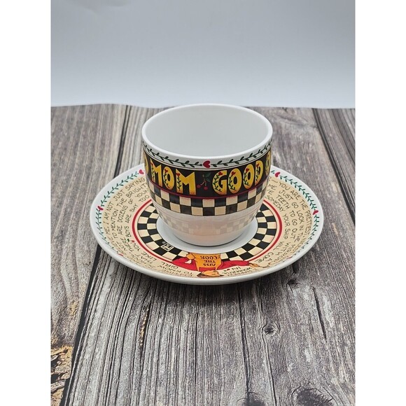 Good Old Mom Coffee Cup & Saucer Andrews McMeel Publishing - Picture 4 of 10